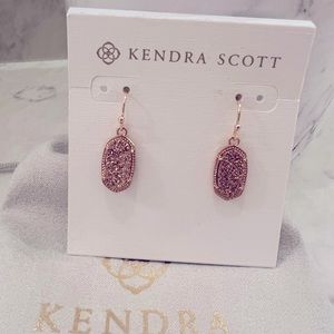 Kendra Scott Lee Rose Gold Drop Earrings